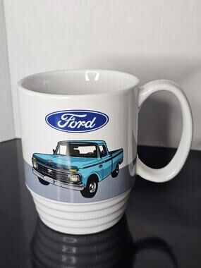 Ford 60s F100 Truck Coffee Cup Mug Open Road Brand